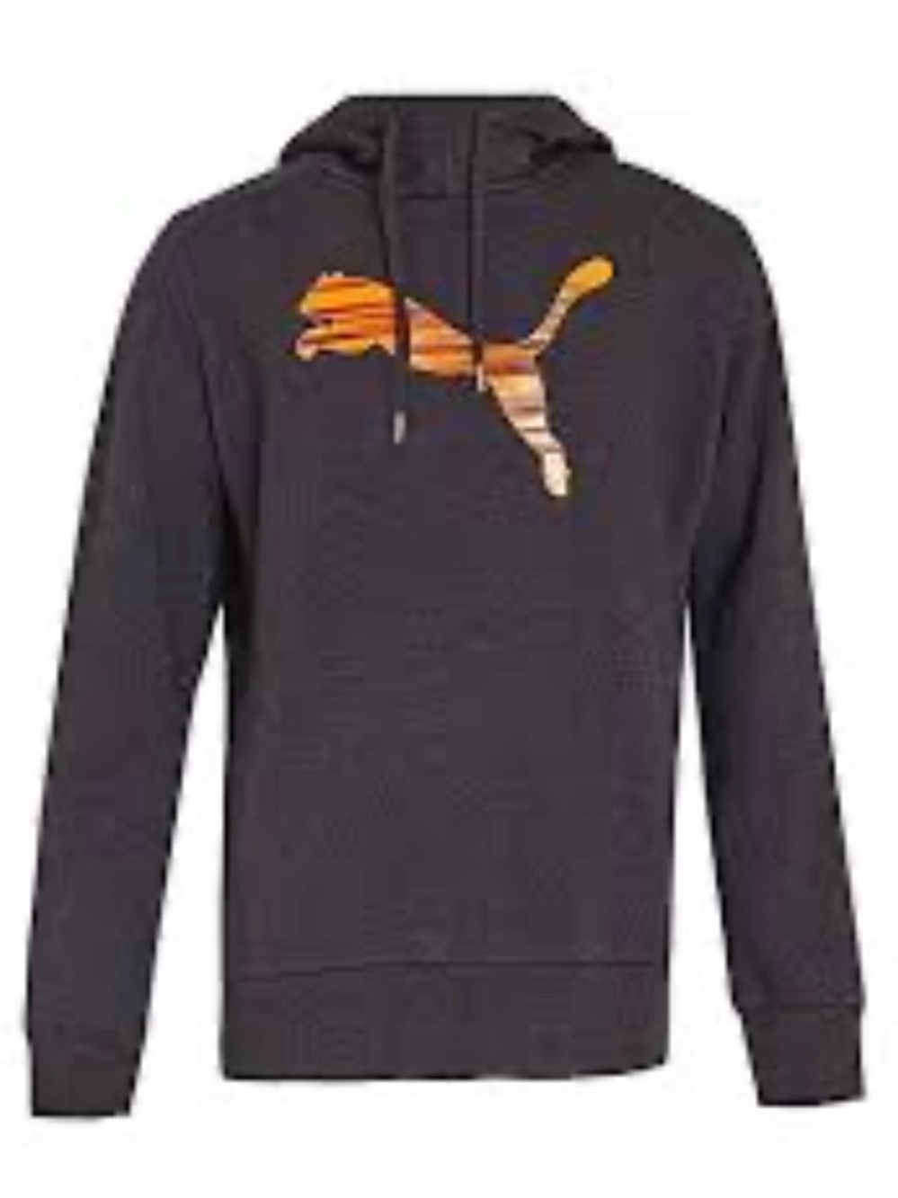 Puma Gray And Orange Hoodie Men’s Size Large A0153